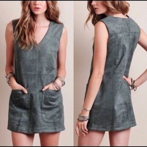 As If Vegan Suede Dress